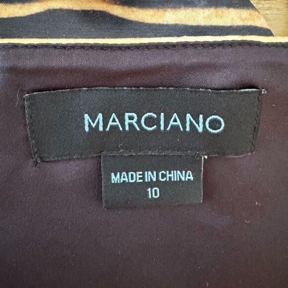 Guess By Marciano Arabian Night Animal Print Zip Front Crop Top Size 10 - Picture 5 of 10